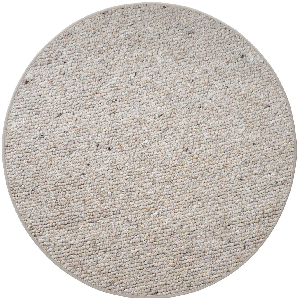 Vloerkleed Steve Beige Rond - Beige Rond