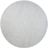 Vloerkleed Steve Wit Rond - Wit Rond