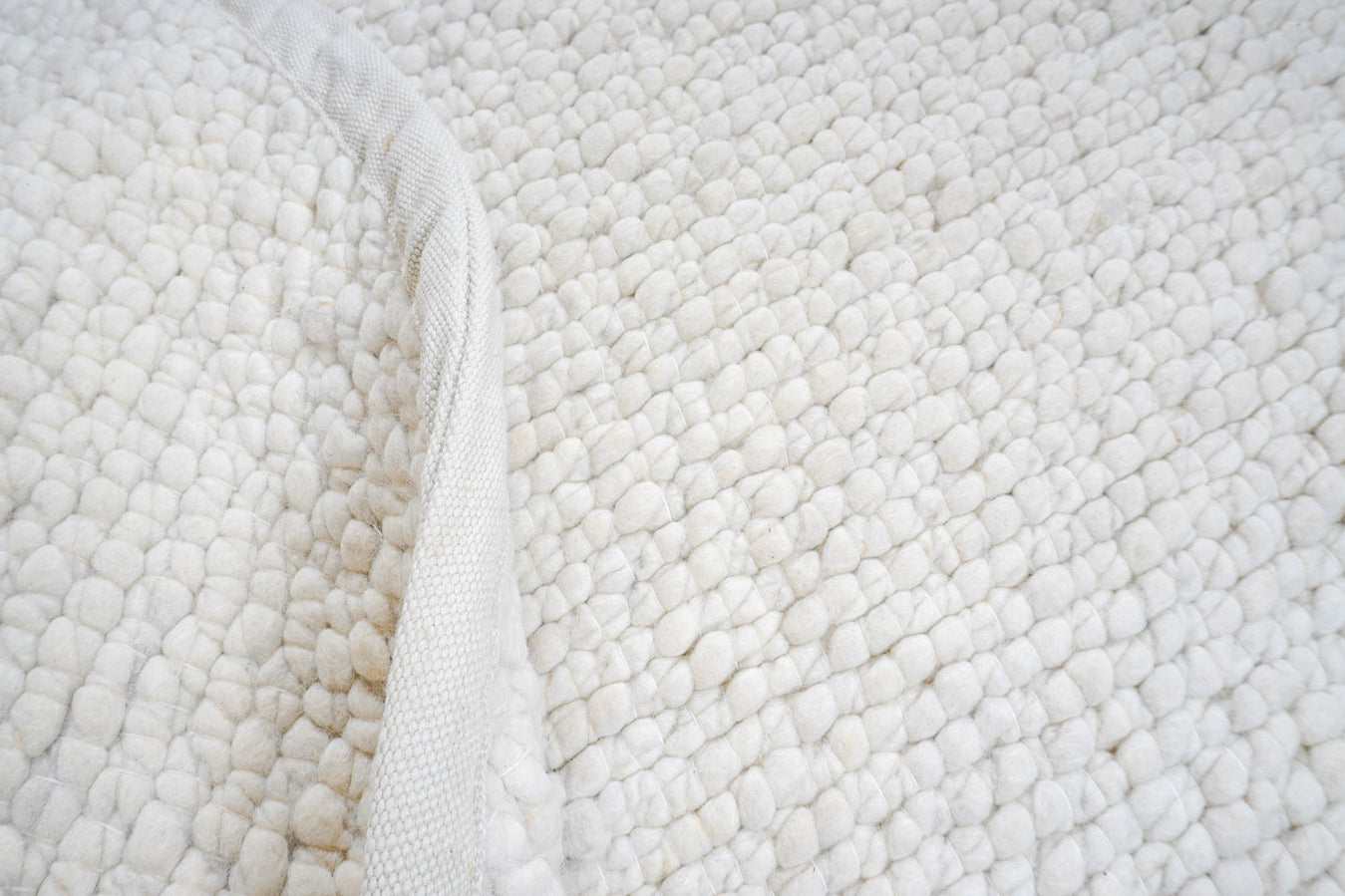 Vloerkleed Steve Wit Rond - view 2