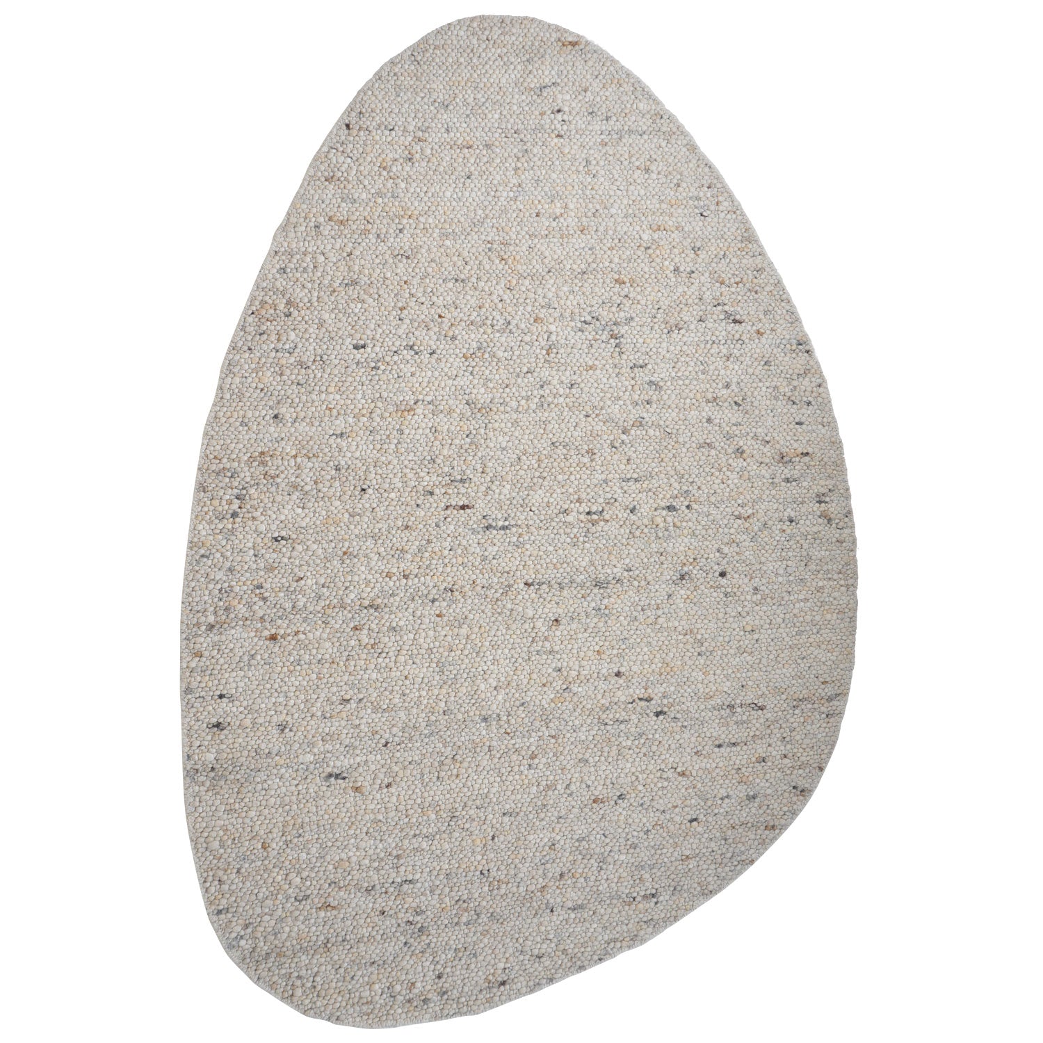 Vloerkleed Stone Beige 215 - Kiezelvormig - Beige Organisch