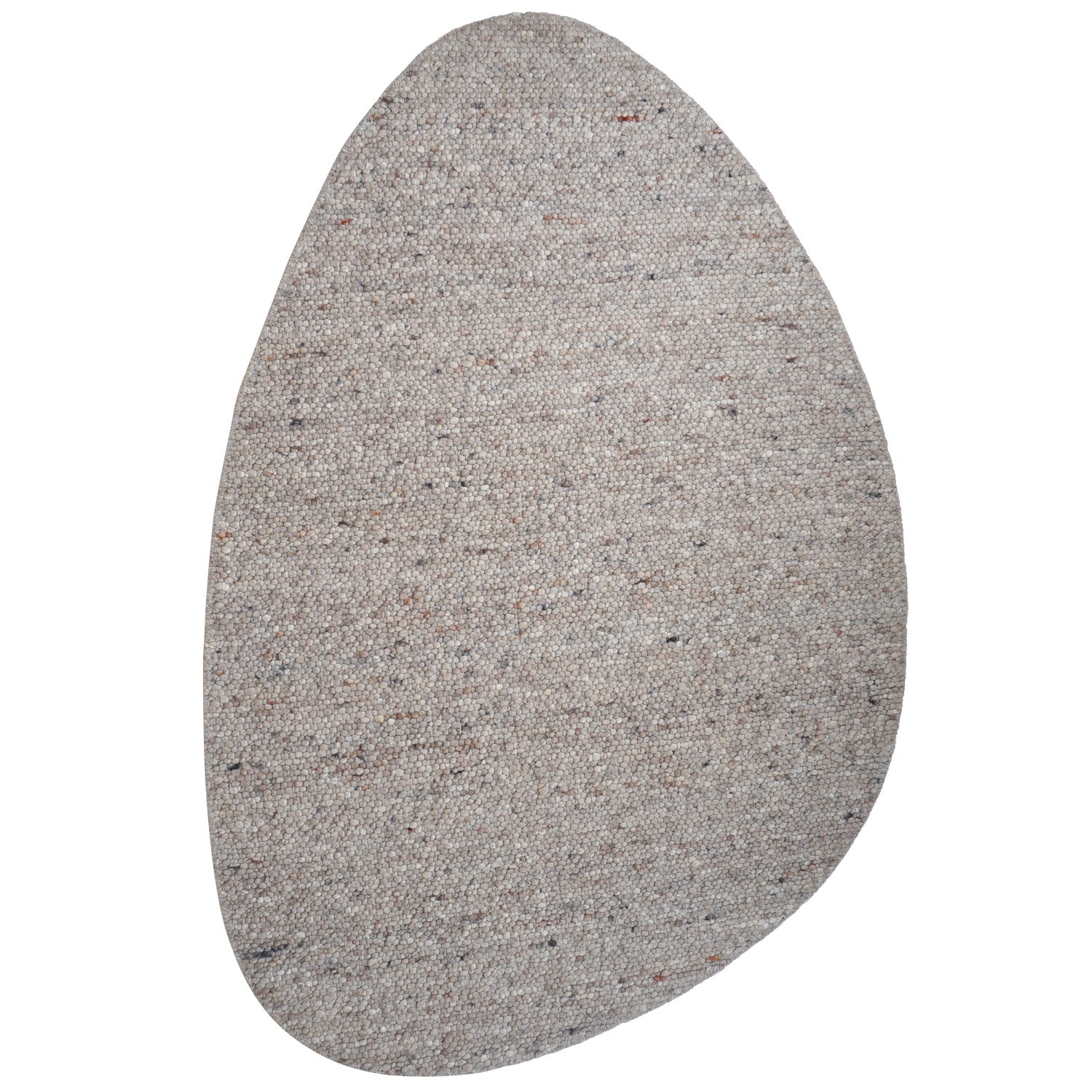 Vloerkleed Stone Donker Beige 417 - Kiezelvormig - Beige Organisch