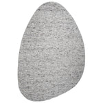 Vloerkleed Stone Licht Grijs 421 - Kiezelvormig - Grijs Organisch