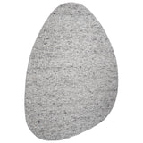 Vloerkleed Stone Licht Grijs 421 - Kiezelvormig - Grijs Organisch