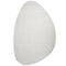 Vloerkleed Stone White - Kiezelvormig - Wit Organisch