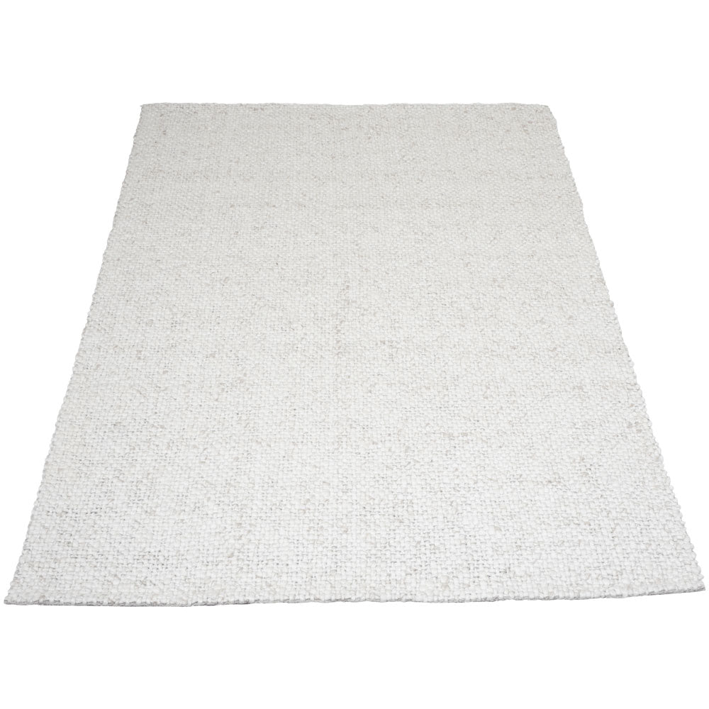 Vloerkleed Adige Sand - Wit Rechthoekig