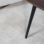Vloerkleed Cos - Viscose Beige Rond - view 3