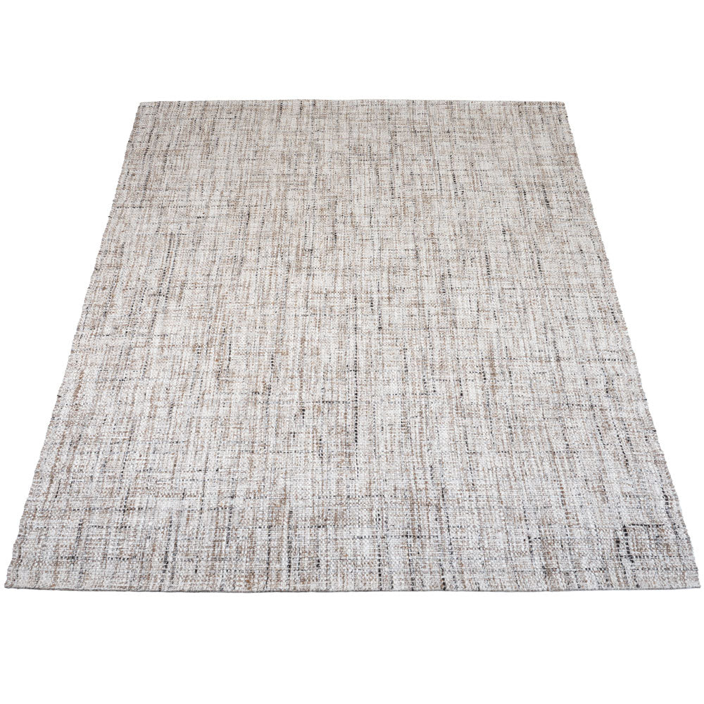 Vloerkleed Cross Beige - Beige Rechthoekig