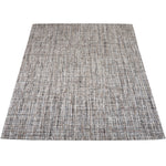 Vloerkleed Cross Grey/Beige - Grijs Rechthoekig