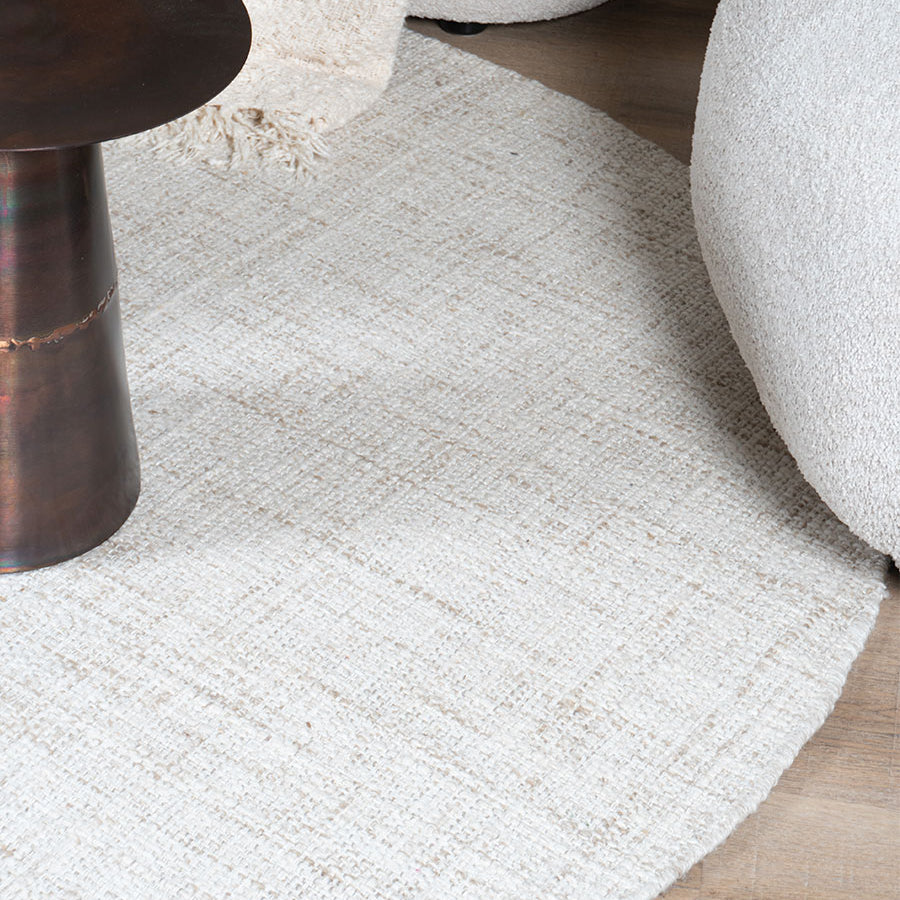 Vloerkleed Cross Light Beige Rond - view 2