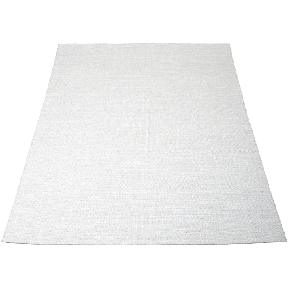 Vloerkleed Cross Naturel - Wit Rechthoekig