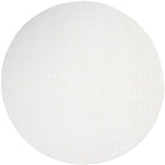 Vloerkleed Cross Naturel Rond - Wit Rond