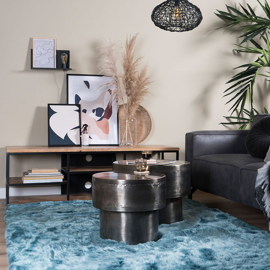 Vloerkleed Donsie Blue - view 2