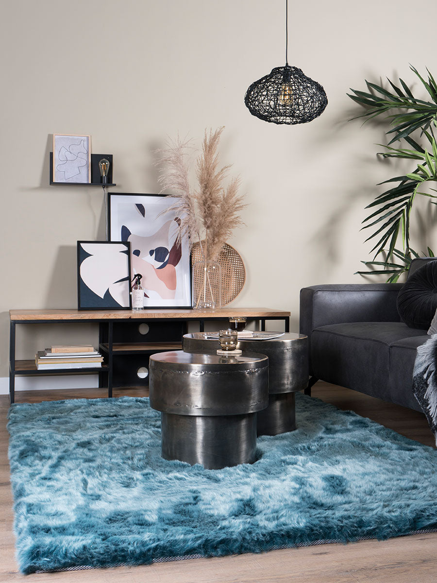 Vloerkleed Donsie Blue - view 2