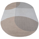 Vloerkleed Eli Beige Ovaal - Beige Ovaal