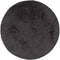 Vloerkleed Gentle Black 90 Rond - Zwart Rond