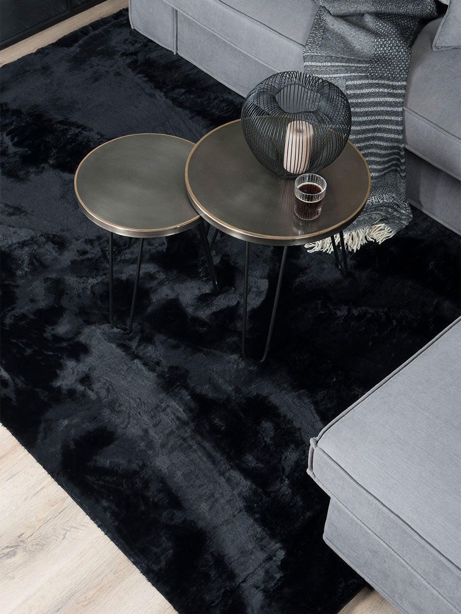Vloerkleed Gentle Black 90 - view 6