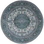 Vloerkleed Heris Green 10 Rond - Groen Rond