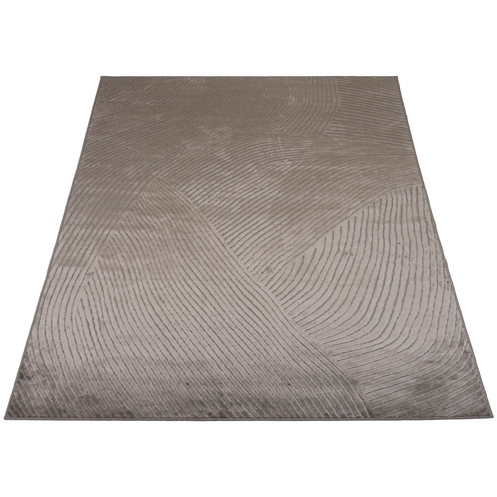 Vloerkleed Highlands Brown - Bruin Rechthoekig
