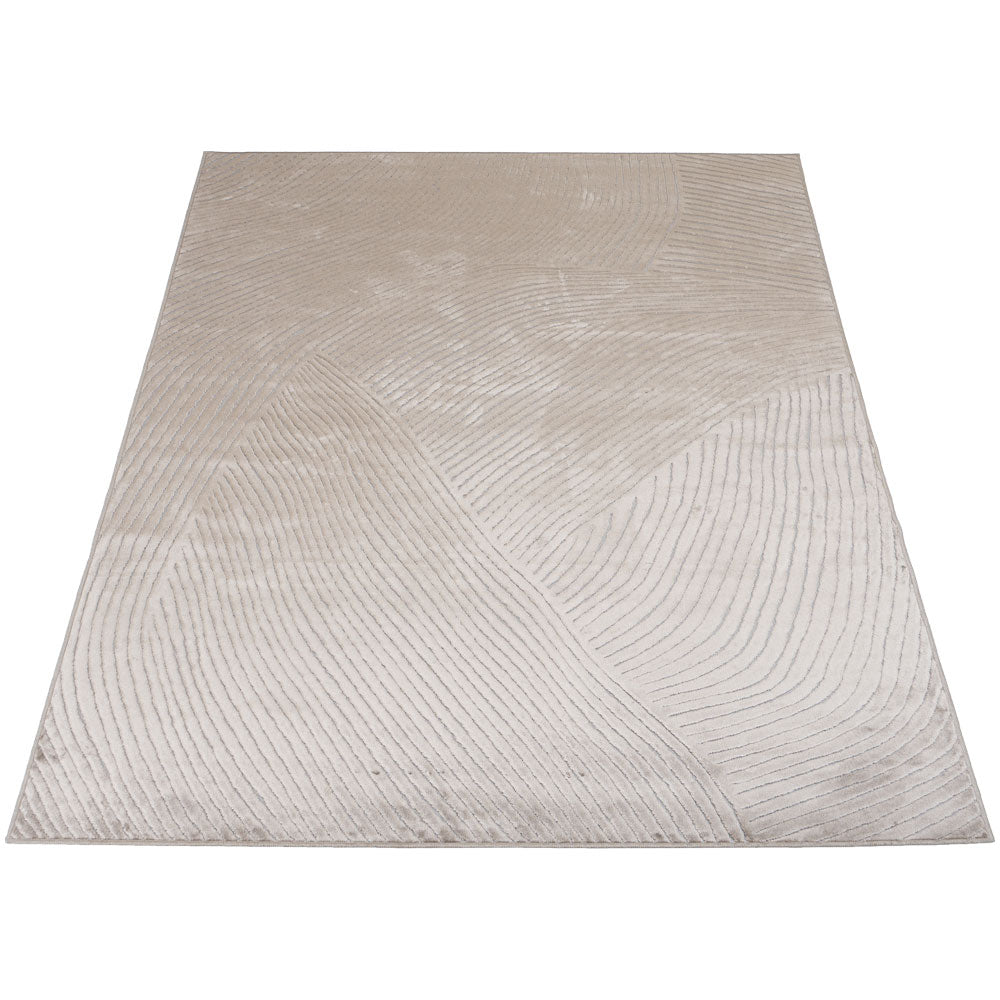 Vloerkleed Highlands Natural - Beige Rechthoekig