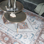Vloerkleed Karaca Blue/Brown 06 - view 4