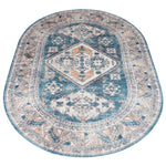 Vloerkleed Laria Blue 4 Ovaal - Blauw Ovaal