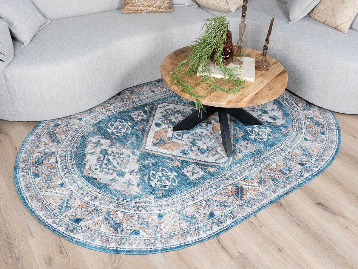 Vloerkleed Laria Blue 4 Ovaal - view 4