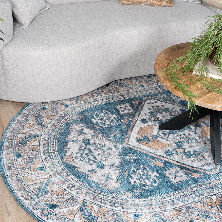 Vloerkleed Laria Blue 4 Ovaal - view 2