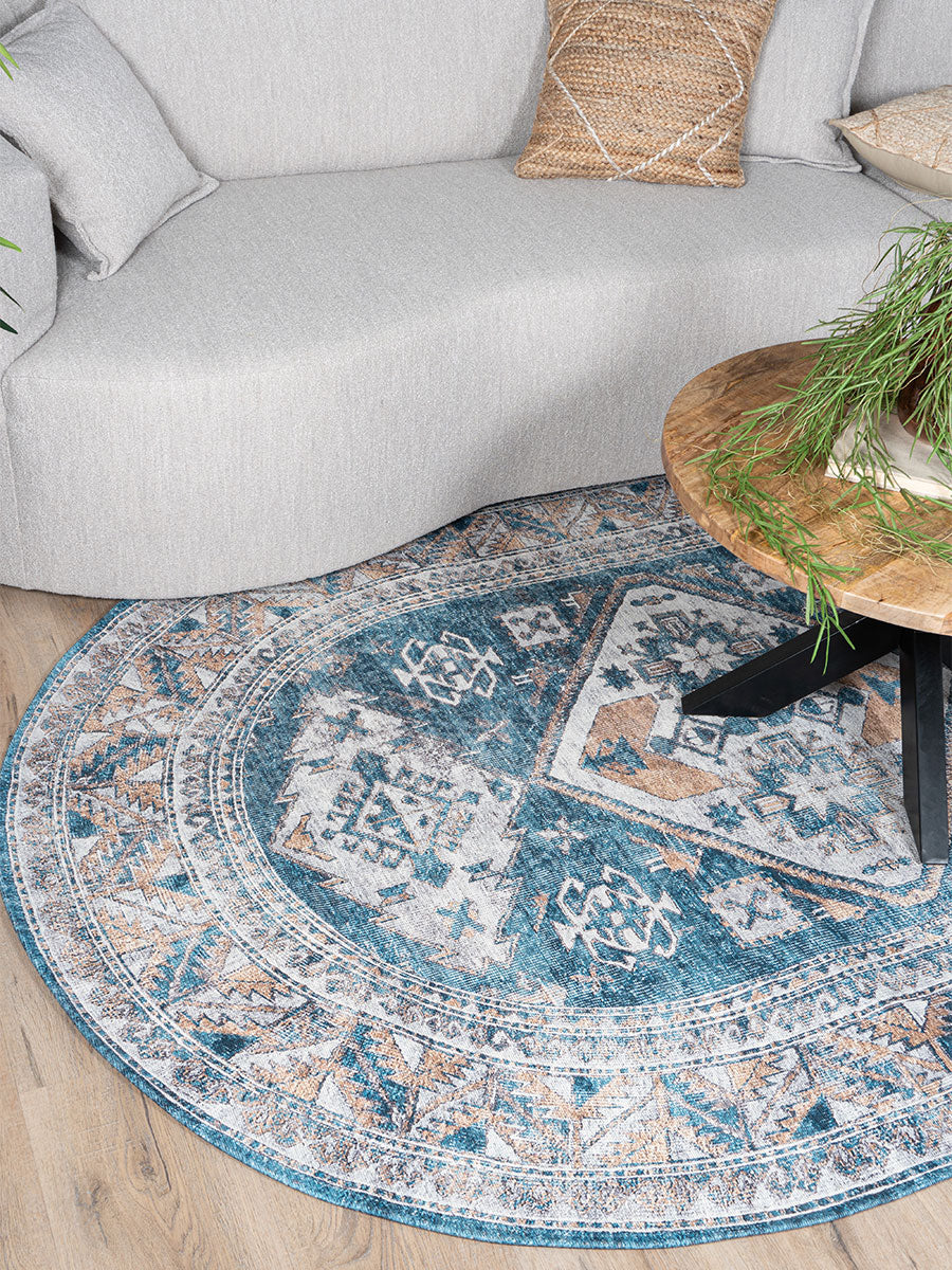 Vloerkleed Laria Blue 4 Ovaal - view 2