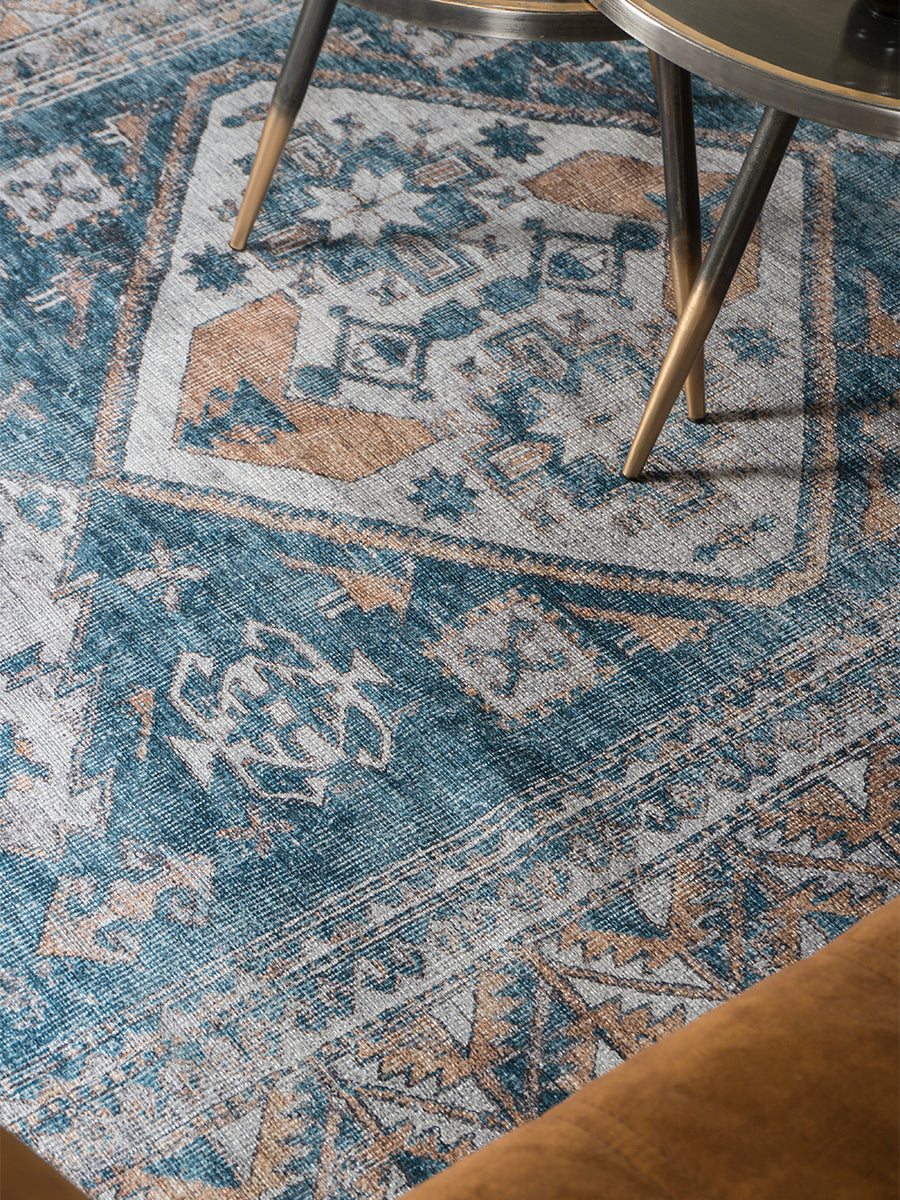 Vloerkleed Laria Blue 4 - view 2