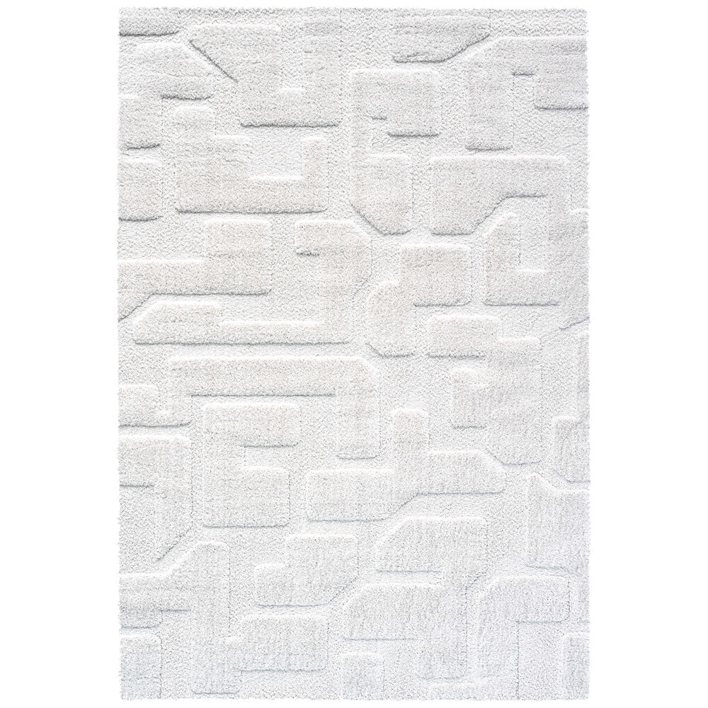 Vloerkleed Liana Creme - Wit Rechthoekig