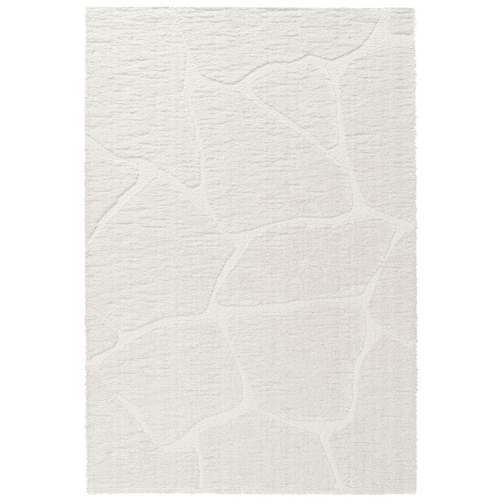 Vloerkleed Macy Creme  - Wit Rechthoekig