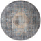 Vloerkleed Madel Groen/Blauw Rond - Groen Rond
