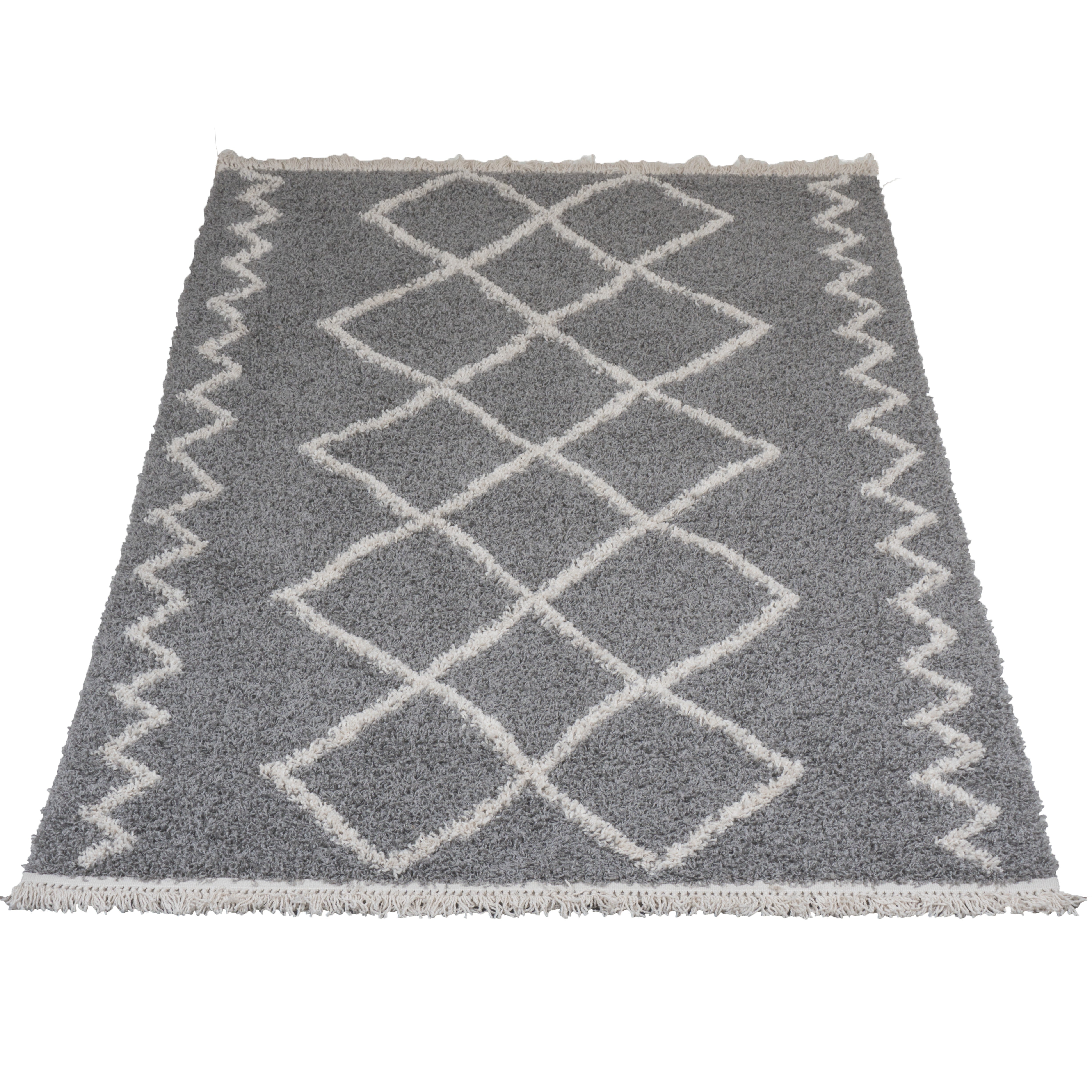 Vloerkleed Marrakesh Grey - Grijs Rechthoekig