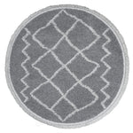 Vloerkleed Marrakesh Grey Rond - Grijs Rond