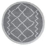 Vloerkleed Marrakesh Grey Rond - Grijs Rond