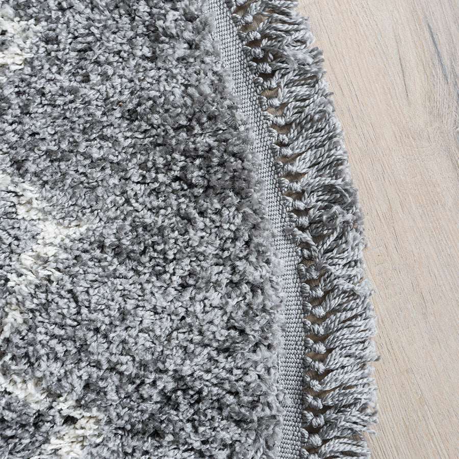 Vloerkleed New Rabat Grey Rond - view 2