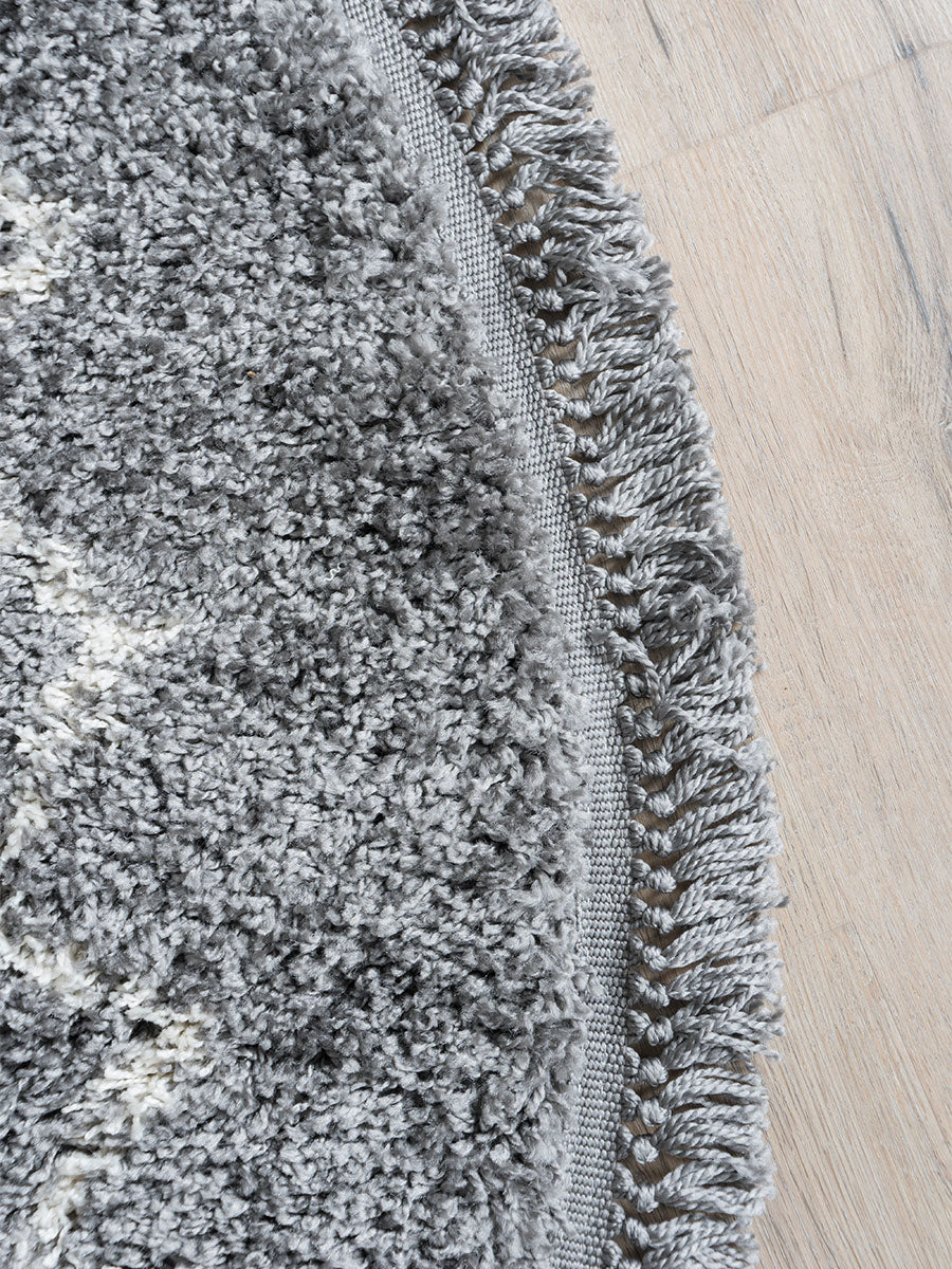 Vloerkleed New Rabat Grey Rond - view 2