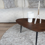 Vloerkleed Mica Naturel/Brown Rond - view 2