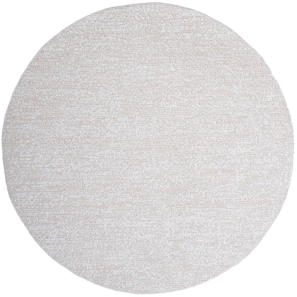 Vloerkleed Mica Rond - Wit Rond