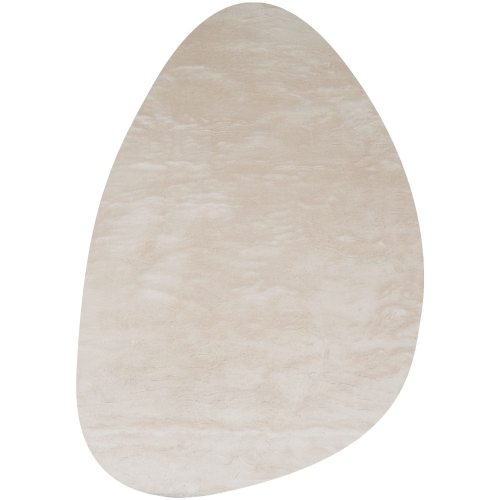 Vloerkleed Morbido Beige 22 Kiezelvormig - Beige Organisch