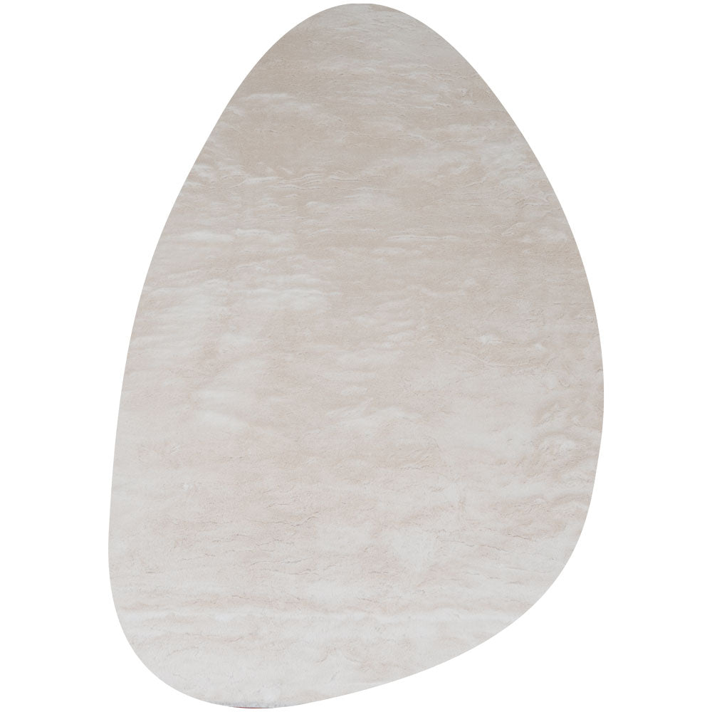 Vloerkleed Morbido Ivory 2810 Kiezelvormig - Wit Organisch