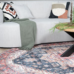 Vloerkleed Nora Rood Ovaal - view 3