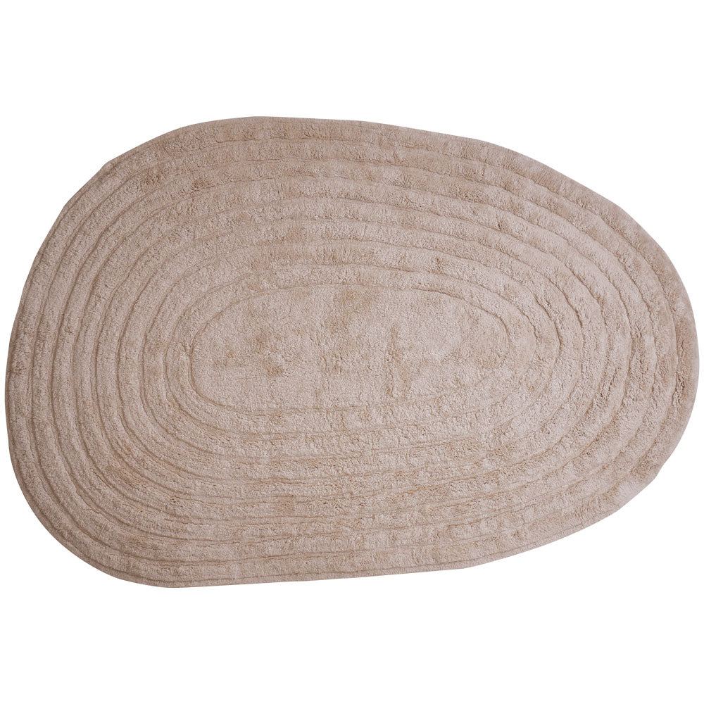 Wasbaar Vloerkleed Oliver - Taupe  - Taupe Organisch