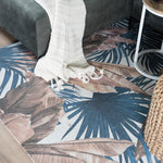 Vloerkleed Palm Blue - view 9