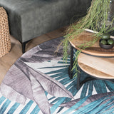 Vloerkleed Palm Green Rond - view 5