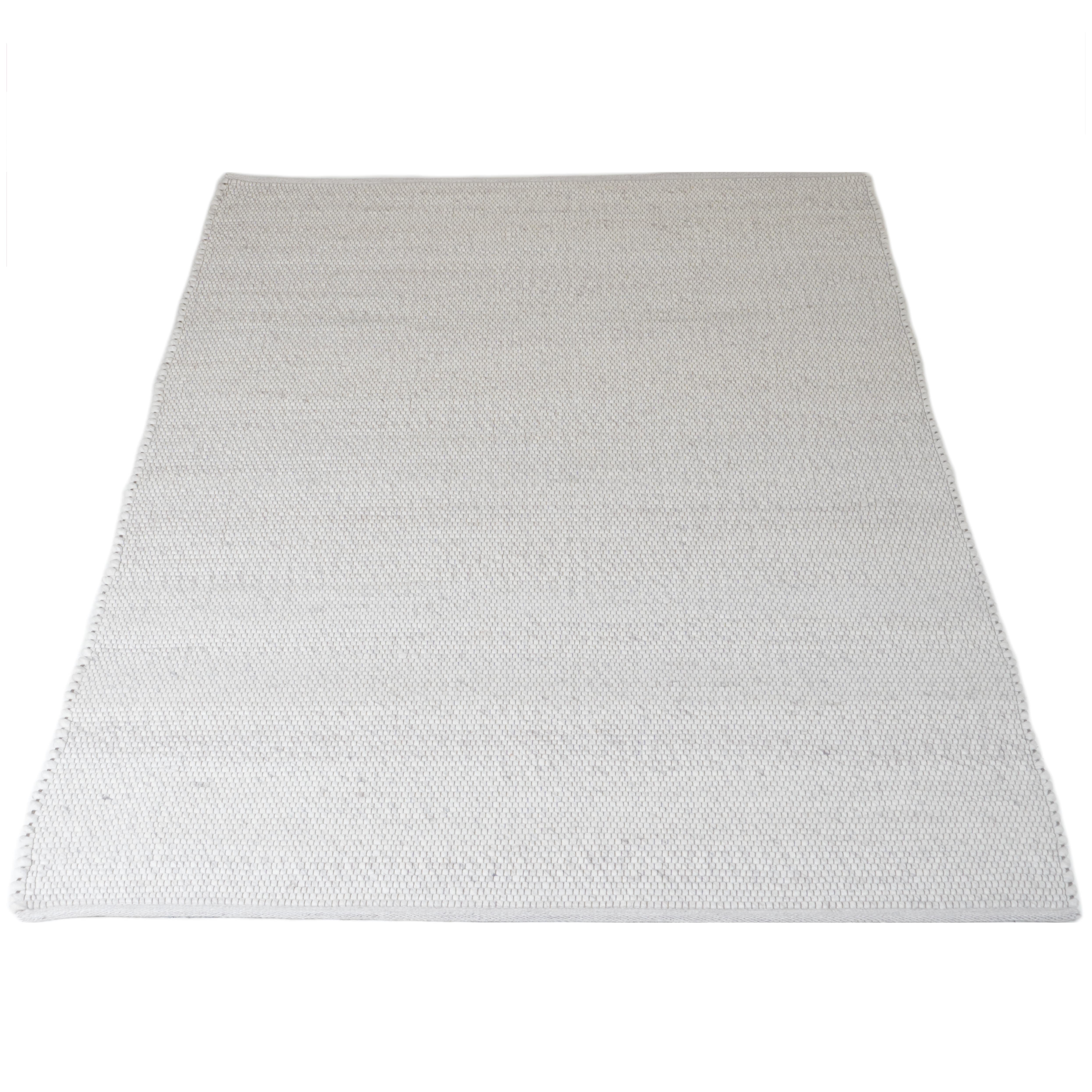 Vloerkleed Pebbel 815 - Wit Rechthoekig
