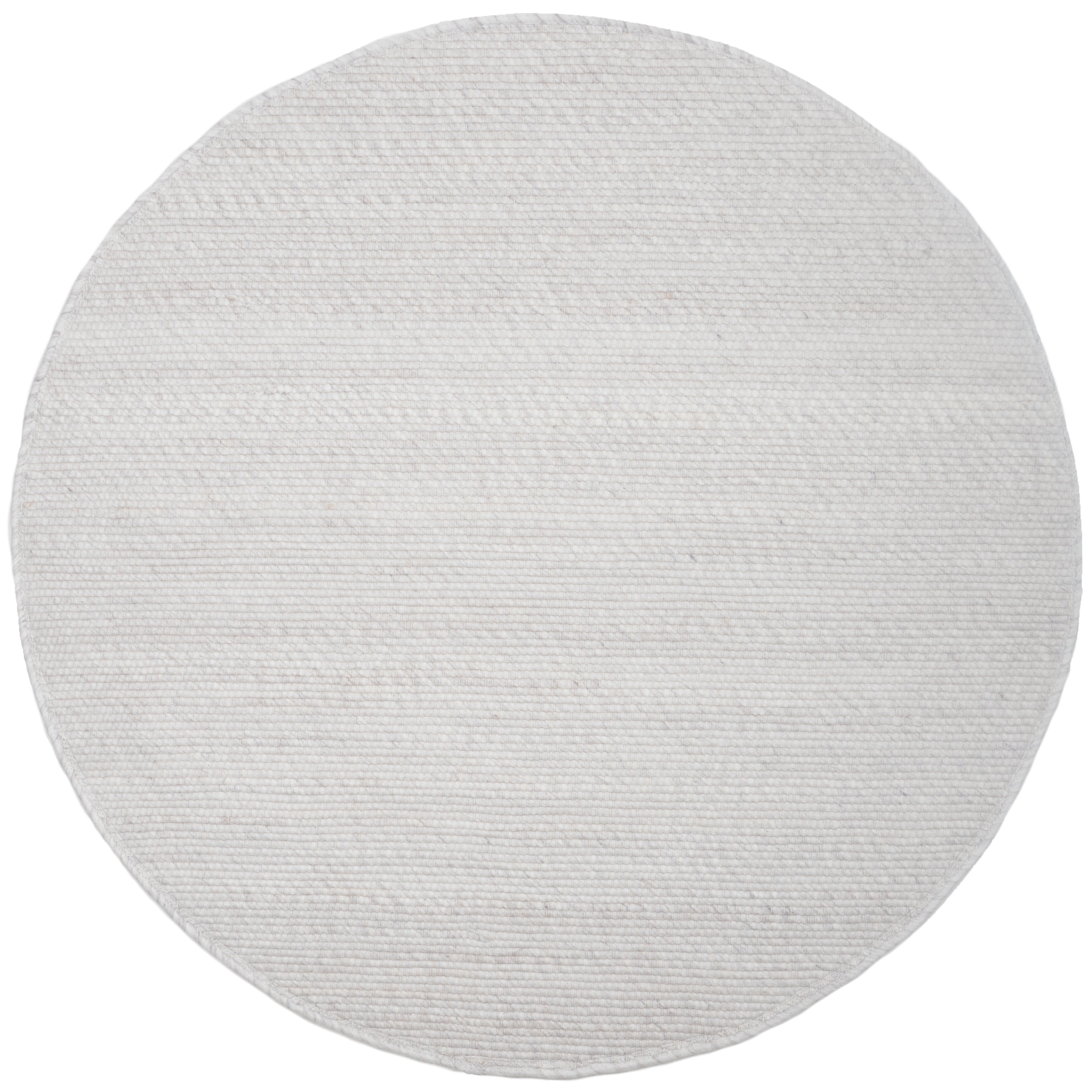 Vloerkleed Pebbel 815 Rond - Wit Rond