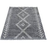 Vloerkleed New Rabat Grey - Grijs Rechthoekig