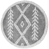 Vloerkleed Rabat Grey Rond - Grijs Rond