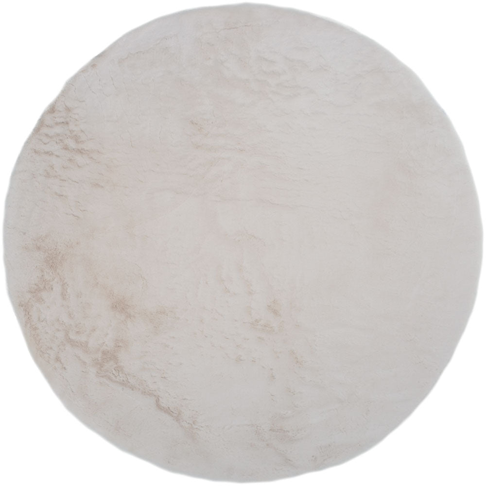 Vloerkleed Morbido Ivory 28 Rond - Wit Rond